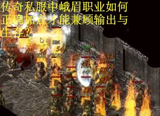 传奇私服中峨眉职业如何正确加点才能兼顾输出与生存？