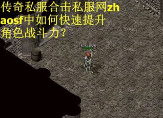 传奇私服合击私服网zhaosf中如何快速提升角色战斗力？