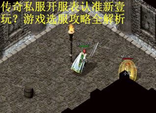 传奇私服开服表认准新壹玩？游戏选服攻略全解析