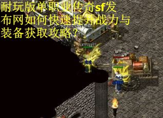 耐玩版单职业传奇sf发布网如何快速提升战力与装备获取攻略? 耐玩版单职业传奇sf发布网如何快速提升战力与装备获取攻略?