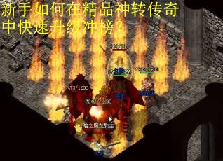 新手如何在精品神转传奇中快速升级冲榜？