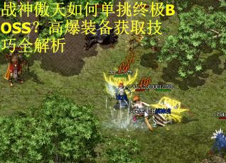 战神傲天如何单挑终极BOSS？高爆装备获取技巧全解析