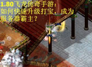 1.80飞龙传奇手游：如何快速升级打宝，成为服务器霸主？