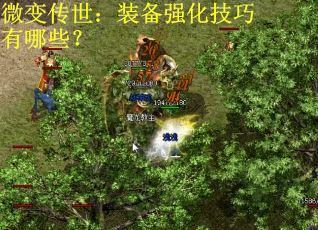 微变传世：装备强化技巧有哪些？