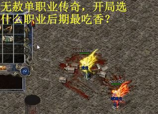 无赦单职业传奇，开局选什么职业后期最吃香？