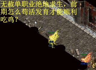 无赦单职业绝地求生，前期怎么苟活发育才能顺利吃鸡？