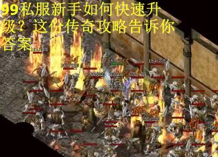 99私服新手如何快速升级?这份传奇攻略告诉你答案 99私服新手如何快速升级?这份传奇攻略告诉你答案